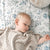 A picture of a sleeping toddler on our Eton pattern. 