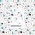 A picture of a terrazzo background with a pantone card that says 'Sheffield'.